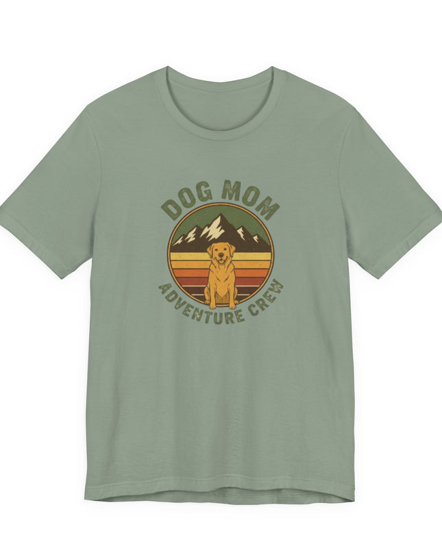 "Dog Mom Adventure Crew" Unisex Jersey Short Sleeve Tee