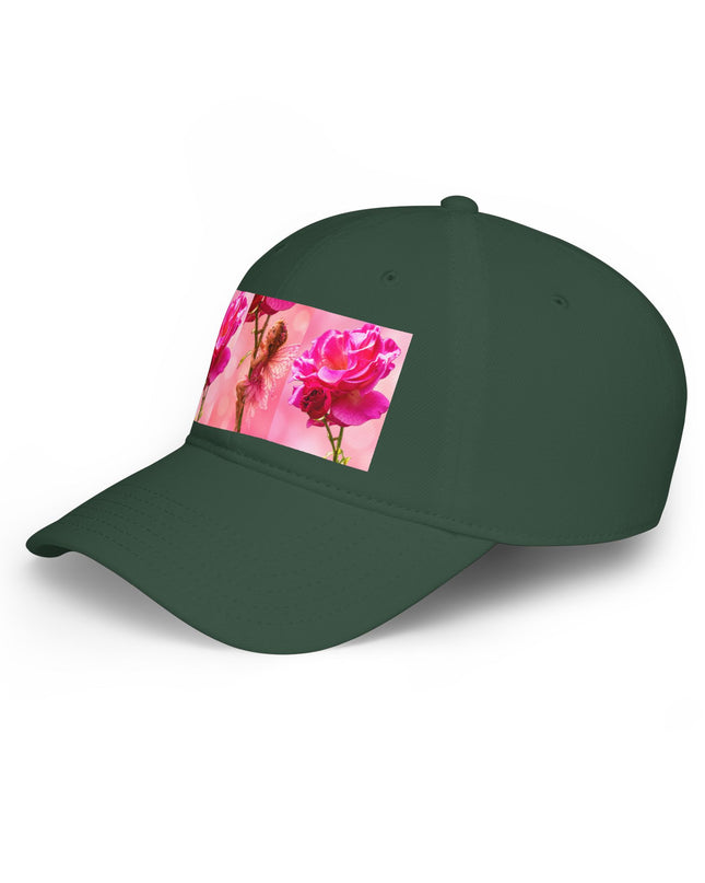 "Fairy Rose" Low Profile Baseball Cap