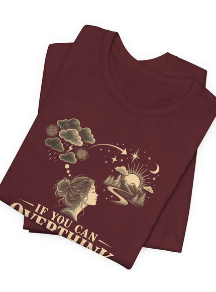 "Overthink" Unisex Jersey Short Sleeve Tee