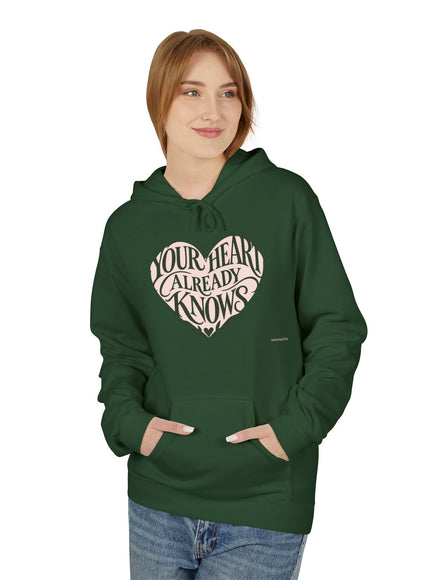 "Your Heart Already Knows"Unisex Midweight Softstyle Fleece Hoodie