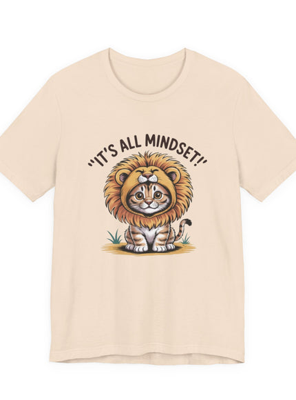 "Mindset Lion" Unisex Jersey Short Sleeve Tee