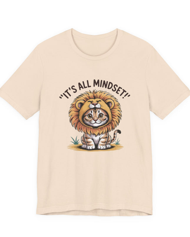 "Mindset Lion" Unisex Jersey Short Sleeve Tee