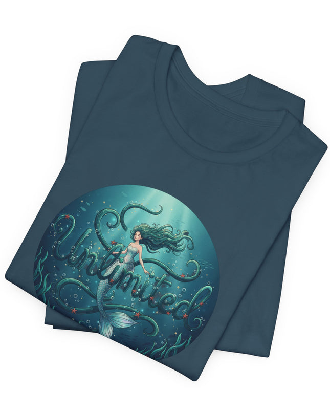 "Unlimited Mermaid" Unisex Jersey Short Sleeve Tee