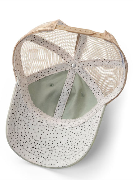 "She Saved Herself OG" Women's Washed Mesh-Back Cap