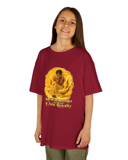 "My Father Says I am Royalty" Kids Heavy Cotton Tee
