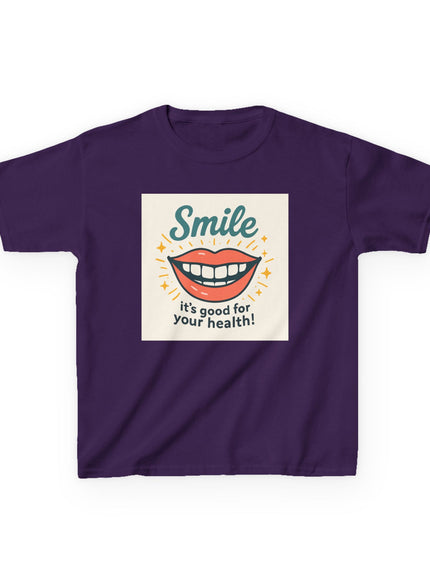 "Smile" Kids Heavy Cotton Tee