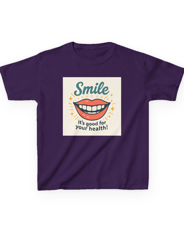 "Smile" Kids Heavy Cotton Tee