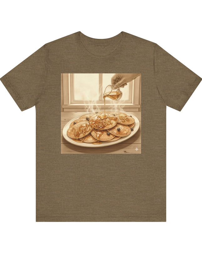 "Pancakes with Syrup" Unlimited 256 Unisex Jersey Short Sleeve Tee