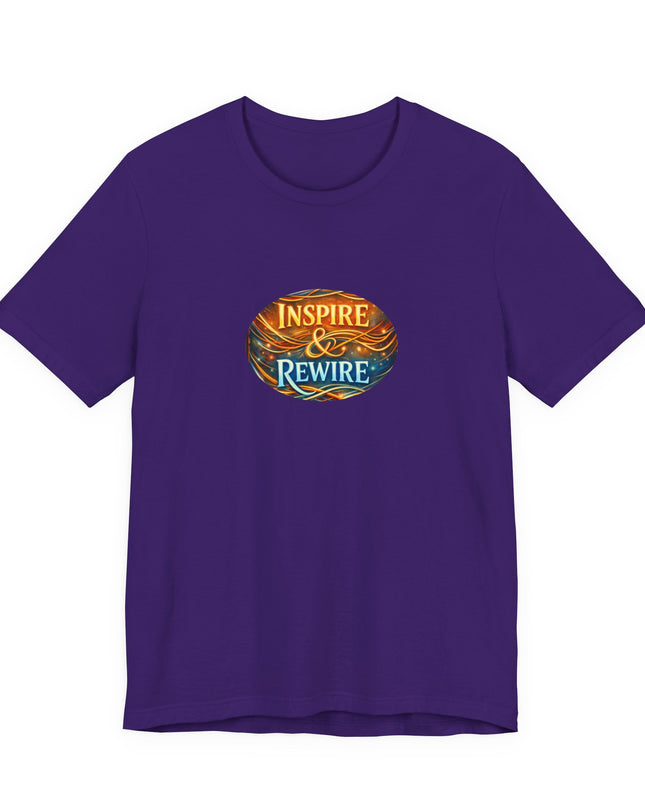 "Inspire and Rewire" Unisex Jersey Short Sleeve Tee