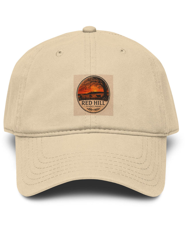 "Red Hill Sunset Farms" Garment Washed Baseball Cap
