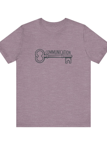 "Communication is Key" Unisex Jersey Short Sleeve Tee
