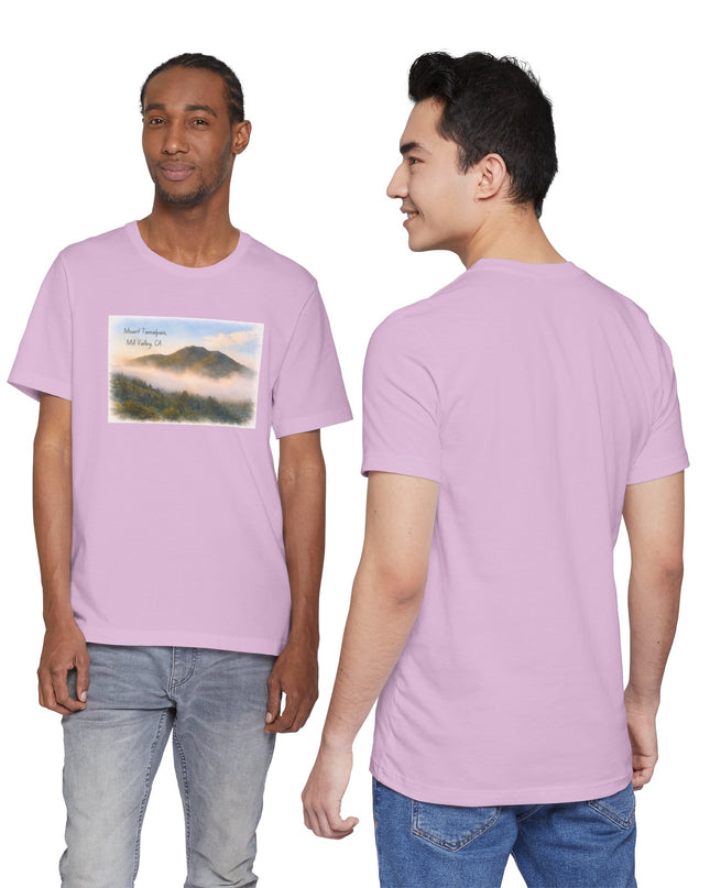 "Mount Tamalpais, Mill Valley, California" Unisex Jersey Short Sleeve Tee