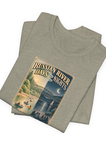 "Russian River Days, Russian River Nights" Unisex Jersey Short Sleeve Tee