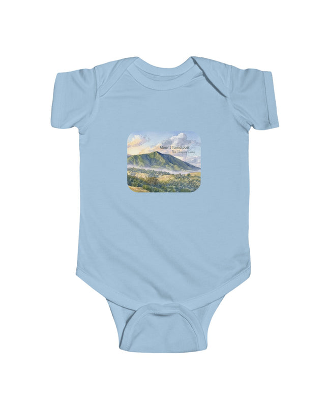 "Mount Tamalpais, the Sleeping Lady" Infant Fine Jersey Bodysuit