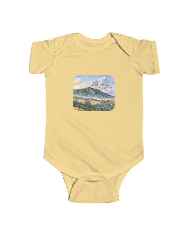 "Mount Tamalpais, the Sleeping Lady" Infant Fine Jersey Bodysuit