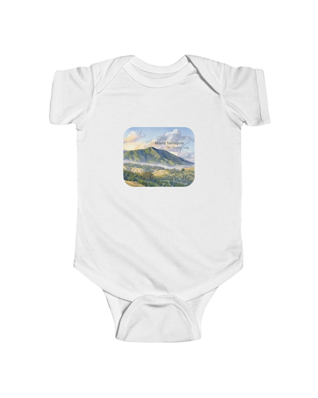 "Mount Tamalpais, the Sleeping Lady" Infant Fine Jersey Bodysuit