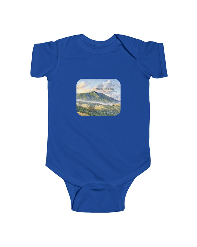 "Mount Tamalpais, the Sleeping Lady" Infant Fine Jersey Bodysuit
