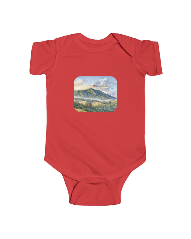 "Mount Tamalpais, the Sleeping Lady" Infant Fine Jersey Bodysuit
