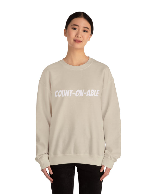 "Count-on-able" Unisex Adult Sweatshirt