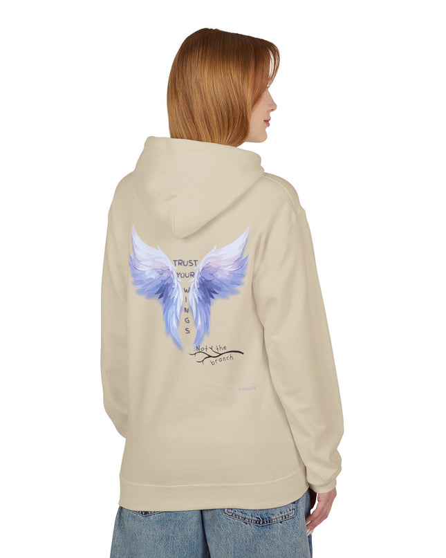 "Trust your Wings, Not the Branch" Unisex Midweight Softstyle Fleece Hoodie