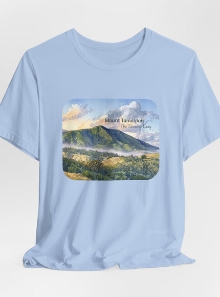 "Mount Tamalpais, the Sleeping Lady" Unisex Jersey Short Sleeve Tee