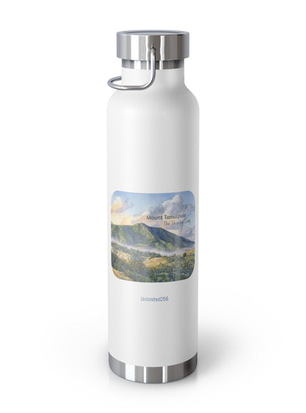 "Mount Tamalpais, the Sleeping Lady" Copper Vacuum Insulated Bottle, 22oz