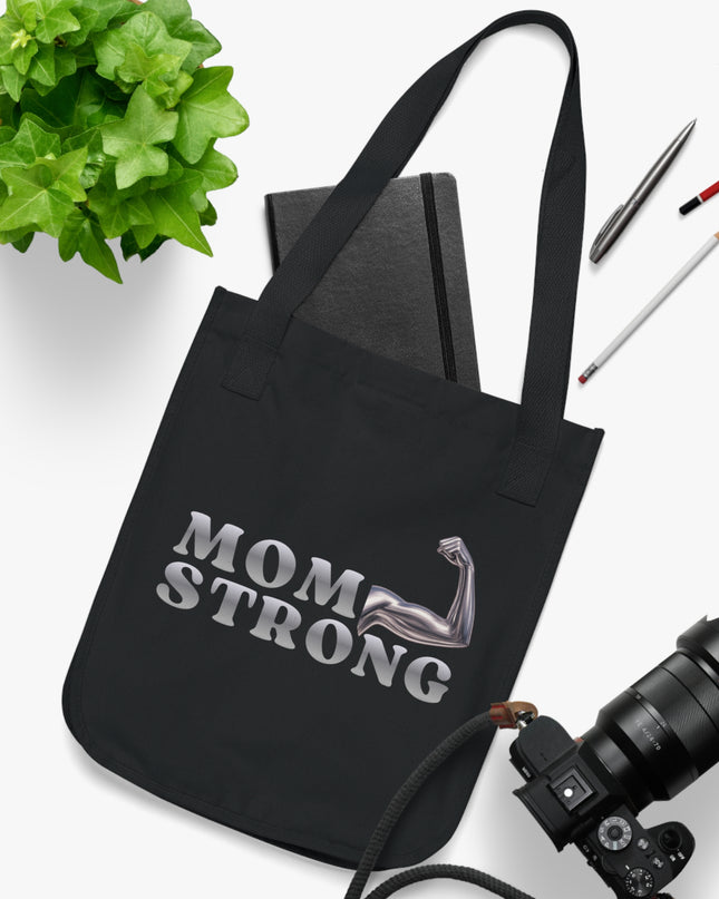 "Mom Strong" Organic Canvas Tote Bag