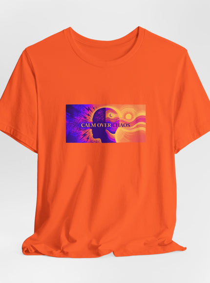 "Calm Over Chaos- Vivid" Unisex Jersey Short Sleeve Tee