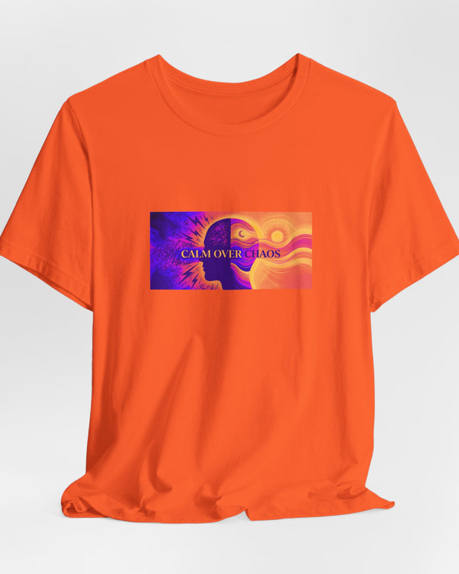 "Calm Over Chaos- Vivid" Unisex Jersey Short Sleeve Tee