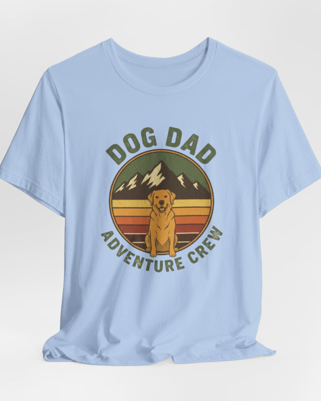 "Dog Dad Adventure Crew" Unisex Jersey Short Sleeve Tee