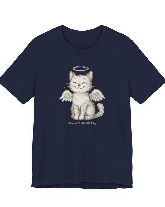 "Wasn't Me Kitty" Unisex Jersey Short Sleeve Tee