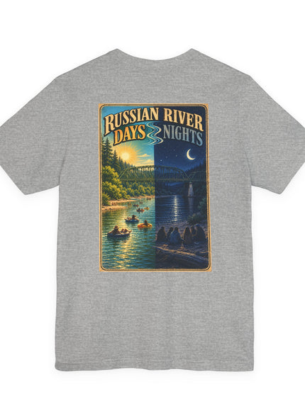 "Russian River Days, Russian River Nights" Unisex Jersey Short Sleeve Tee