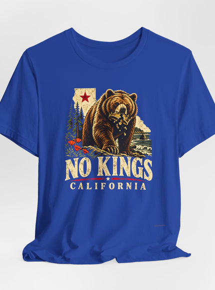 "No Kings California" Unisex Jersey Short Sleeve Tee