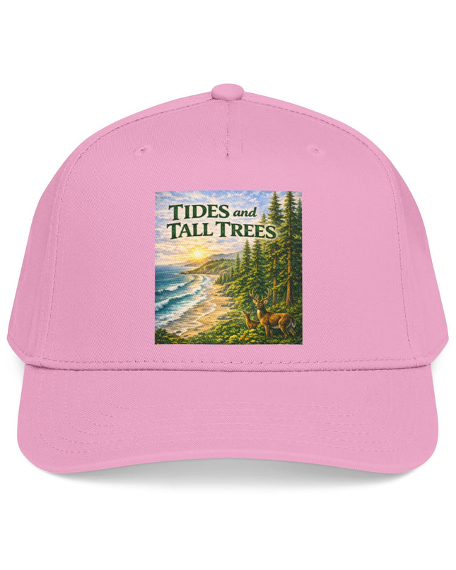 "Tides and Tall Trees" Mid Profile Baseball Cap