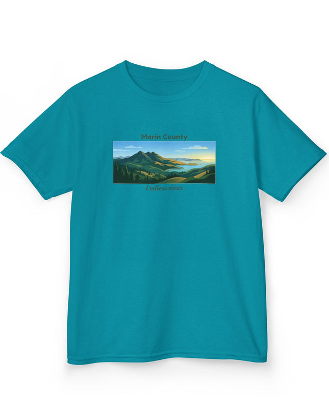 "Marin County - Endless Views" Kids Heavy Cotton Tee