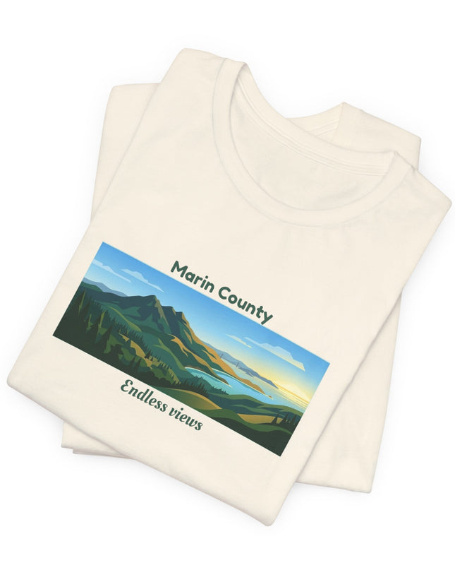 "Marin County - Endless Views" Unisex Jersey Short Sleeve Tee