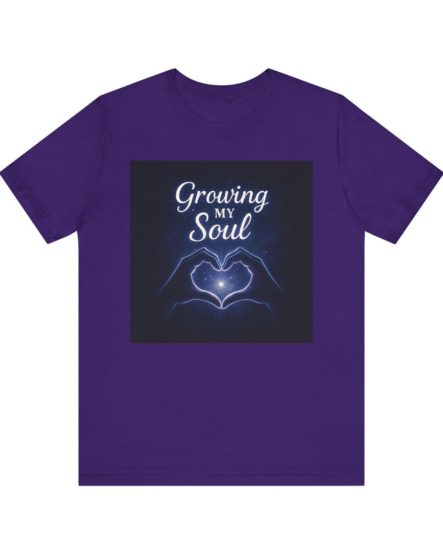 "Growing my soul, blue celestial" Unisex Jersey Short Sleeve Tee