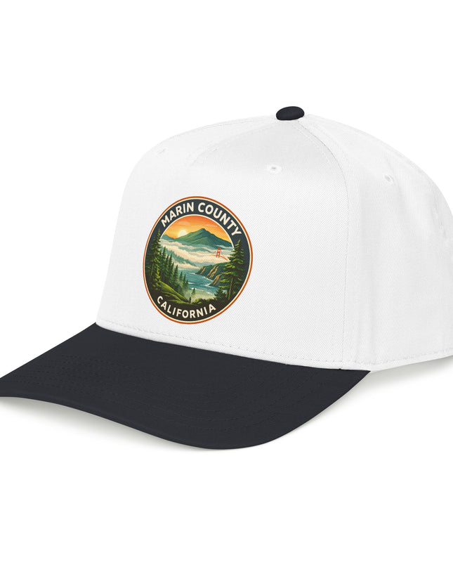 "Marin County, Above the Fog" Mid Profile Baseball Cap