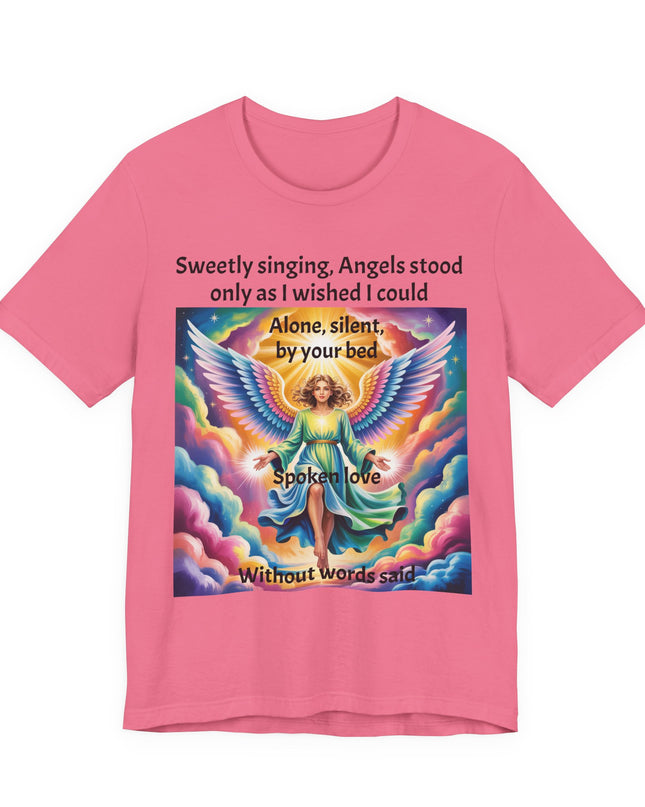 "Sweetly Singing, Angels Stood" Women's Soft Jersey Tee