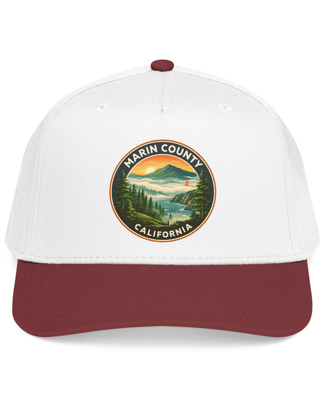 "Marin County, Above the Fog" Mid Profile Baseball Cap
