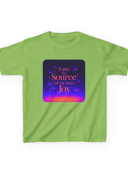"I Am the Source of my Own Joy" Kids Heavy Cotton Tee