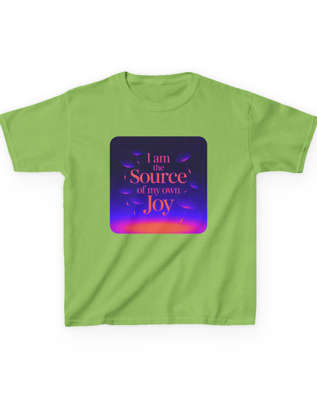 "I Am the Source of my Own Joy" Kids Heavy Cotton Tee