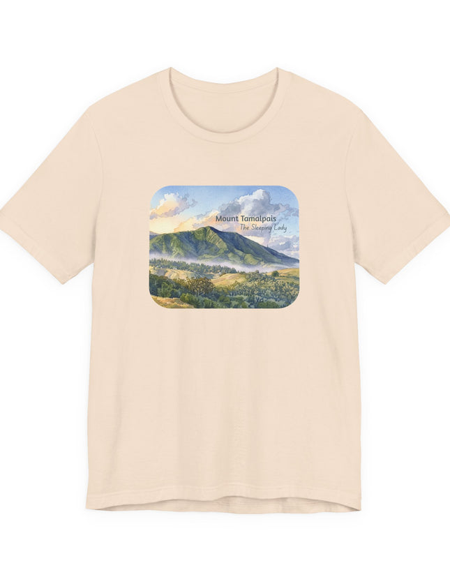 "Mount Tamalpais, the Sleeping Lady" Unisex Jersey Short Sleeve Tee