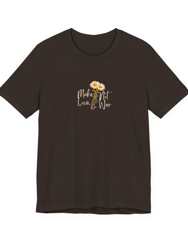 "Make Love, Not War" Unisex Jersey Short Sleeve Tee