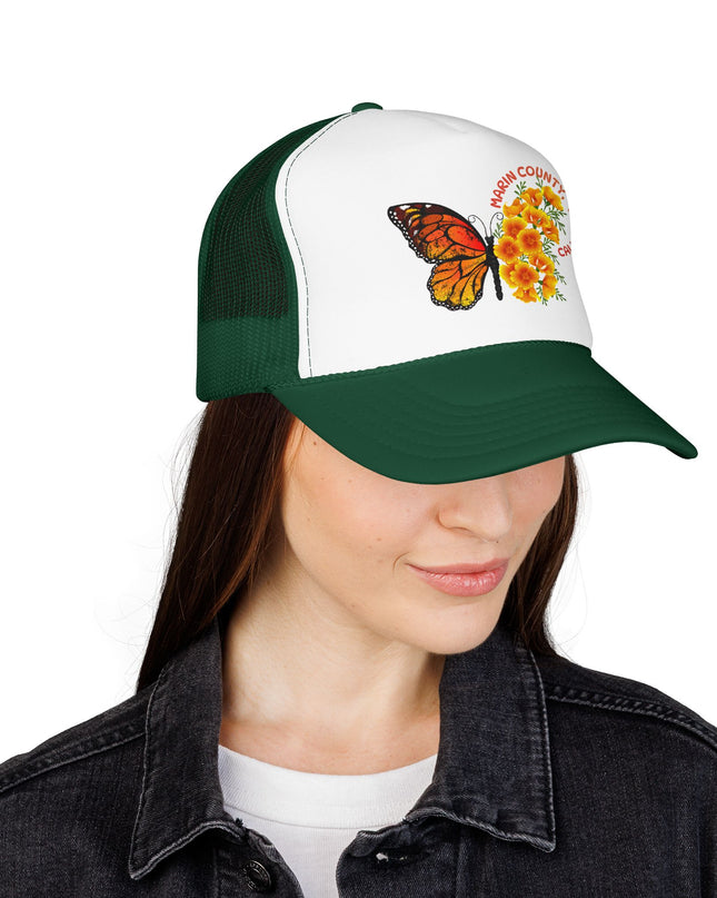 "Butterfly Poppies, Marin County California" Foam Trucker Hat