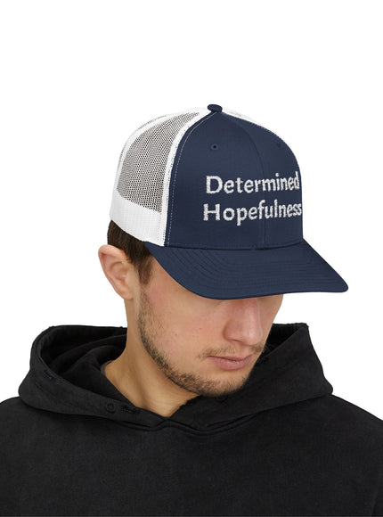"Determined Helpfulness" Snapback Trucker Cap