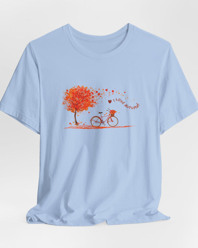 "I Love Autumn" Unisex Jersey Short Sleeve Tee