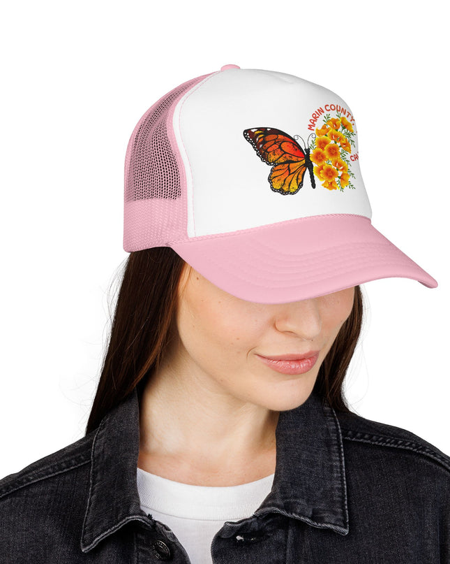 "Butterfly Poppies, Marin County California" Foam Trucker Hat