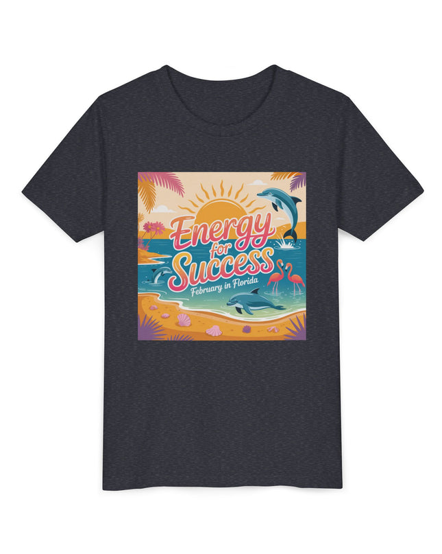 "February in Florida, Energy for Success" Youth Short Sleeve Tee