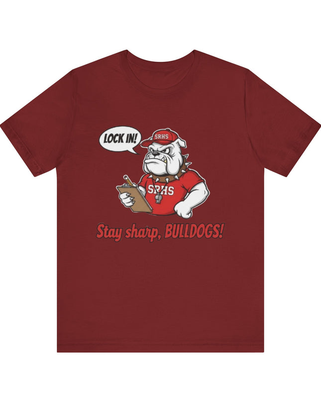 "Lock in, Stay Sharp" Unisex Jersey Short Sleeve Tee